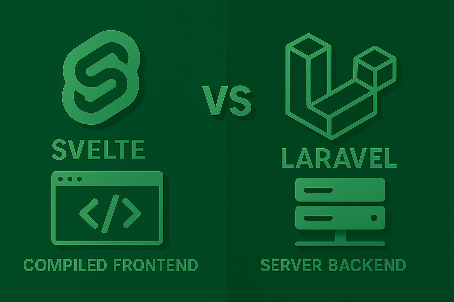 <!-- ALT: Порівняльна діаграма швидкості Svelte та Laravel на графіку часу завантаження і відгуку.